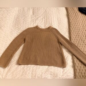 Quince Women's Camel Crew Neck Sweater
